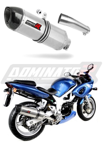 SV 650 S EXHAUST Suzuki Muffler Auspuff Sportauspuff Silencer Echappement Silencieux Scarico Scarichi Escape Wydech Tłumik Carbon Tip HP1 1999 - 2002 Dominator  x