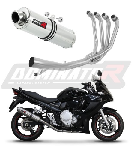 komplette Auspuffanlage mit Schalldämpfer DOMINATOR Full System rund passend für Suzuki GSX 1250 FA 2010  2016 7