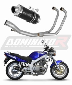 Suzuki GS 500F 2004 - 2014 Auspuffanlagen Schalldämpfer GP1 BLACK + dB killer medium