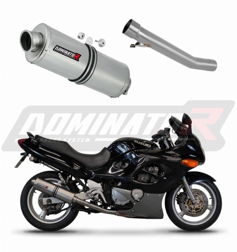GSXF 750 EXHAUST Suzuki Muffler Auspuff Sportauspuff Silencer Echappement Silencieux Scarico Scarichi Escape Wydech Tłumik OV 1998 - 2006 Dominator x