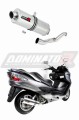 BURGMAN 400 EXHAUST Suzuki Muffler Auspuff Sportauspuff Silencer Echappement Silencieux Scarico Scarichi Escape Wydech Tłumik OVAL 2007 - 2016 Dominator  x