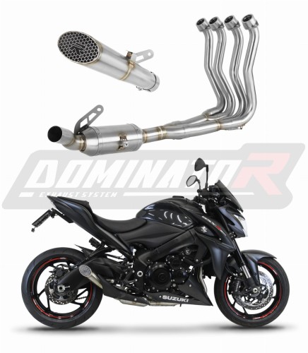 komplette Auspuffanlage mit Schalldämpfer DOMINATOR Full System GP3 passend für Suzuki GSXS 1000 / F 2015  2020 6