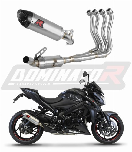komplette Auspuffanlage mit Schalldämpfer DOMINATOR Full System HP8 passend für Suzuki GSXS 1000 / F 2015  2020 6