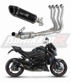 komplette Auspuffanlage mit Schalldämpfer DOMINATOR Full System HP8 schwarz passend für Suzuki GSXS 1000 / F 2015  2020 6
