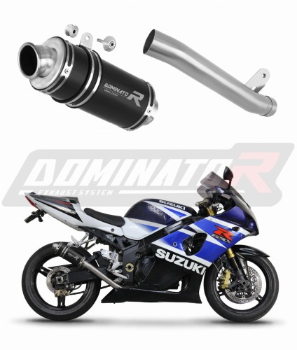 Auspuff Schalldämpfer DOMINATOR Slipon GP1 schwarz passend für Suzuki GSXR 1000 K1  K4 2001  2004 6