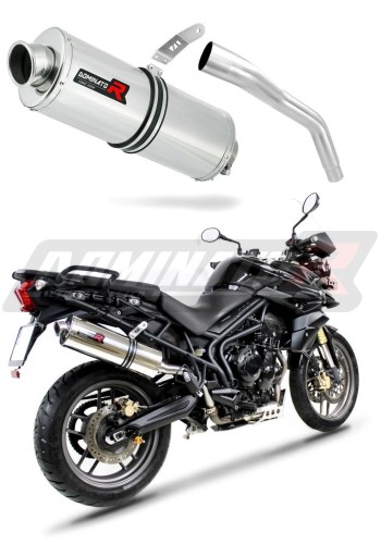 Auspuff Schalldämpfer DOMINATOR OV passend für Triumph TIGER 800 XC XR 2011  2014 6