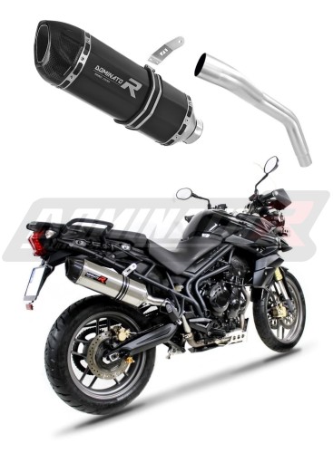 Auspuff Schalldämpfer DOMINATOR HP1 schwarz passend für Triumph TIGER 800 XC XR 2011  2014 3