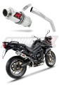 TIGER 800 XC XR XRX XCX XRT XCA EXHAUST Triumph Muffler Auspuff Sportauspuff Silencer Echappement Silencieux Scarico Scarichi Escape Wydech Tłumik GP 1 2015 - 2017 DOMINATOR x