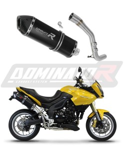 Triumph Tiger 1050 2006 - 2012 Schalldämpfer Auspuff HP7 BLACK + dB killer medium