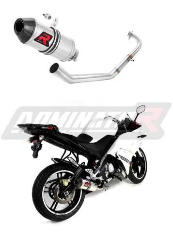 komplette Auspuffanlage mit Schalldämpfer DOMINATOR Full System HP3 passend für Yamaha YZF R125 2008  2013 6