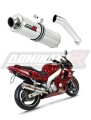 Auspuff Schalldämpfer DOMINATOR rund passend für Yamaha YZF 600 R Thundercat 1996  2006 7