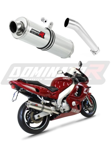 Auspuff Schalldämpfer DOMINATOR rund passend für Yamaha YZF 600 R Thundercat 1996  2006 7