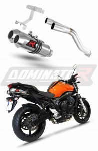 Yamaha FZ6 FAZER 600 S1 2004 - 2010 Schalldämpfer Auspuff OV + dB killer medium