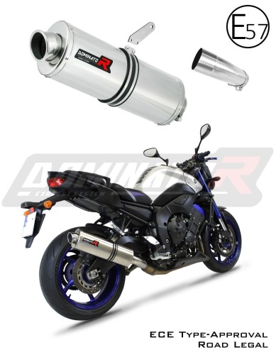exhaust muffler DOMINATOR homologated road legal OVAL fits to FZ 8 N / FZ8 S FAZER 2010  2016 8