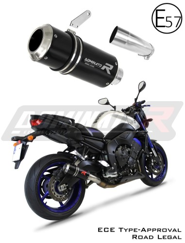 Auspuff Schalldämpfer DOMINATOR homologiert GP schwarz passend für FZ 8 N / FZ8 S FAZER 2010  2016 8