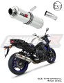 exhaust muffler DOMINATOR homologated road legal ROUND fits to FZ 8 N / FZ8 S FAZER 2010  2016 8
