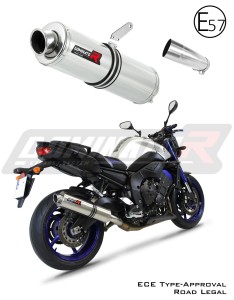 FZ 8 N / FZ8 S FAZER Homologated Exhaust Schalldämpfer RUND 2010 - 2016