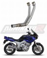 Yamaha TDM 850 1996 - 2001 Head pipe Header Linkpipe Downpipe Frontpipe Manifold Collector Kolektor wydechowy Kolano Sport-Krümmeranlage Colector de escape  Collecteur d'échappement Collettore di scarico DOMINATOR EXHAUST SYSTEM x
