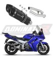 FJR 1300 Yamaha Muffler Auspuff Sportauspuff Silencer Echappement Silencieux Scarico Scarichi Escape Wydech Tłumik Carbon End Cap HP1 BLACK DOMINATOR Exhaust System x