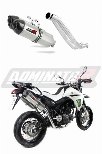 XT 660 R EXHAUST Yamaha Muffler Auspuff Sportauspuff Silencer Echappement Silencieux Scarico Scarichi Escape Wydech Tłumik Carbon Tip HP1 2004 - 2014 DOMINATOR  x
