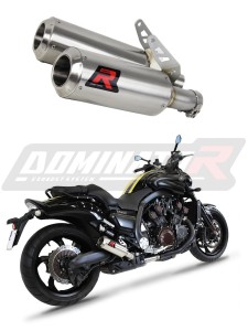 Yamaha V MAX 1700 2009 - 2019 Schalldämpfer Auspuff GP + dB killer medium
