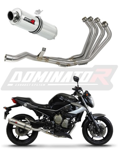 XJ6 N S F 600 DIVERSION EXHAUST FULL SYSTEM Yamaha Muffler Auspuff Sportauspuff Silencer Echappement Silencieux Scarico Scarichi Escape Wydech Tłumik ROUND 2009 - 2016 DOMINATOR x
