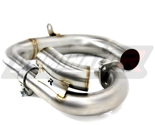 YZF YZ 250 F Exhaust Header Head pipe Linkpipe Downpipe Kolano with PowerBomb 2014 - 2017 DOMINATOR  x