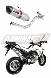 Yamaha XT 660 X 2004 - 2016 Auspuffanlagen 2 in 1 Schalldämpfer Auspuff HP1 + dB killer medium
