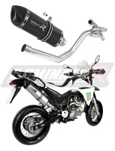 Yamaha XT 660 X 2004 - 2016 Auspuffanlagen 2 in 1 Schalldämpfer Auspuff HP1 BLACK + dB killer medium
