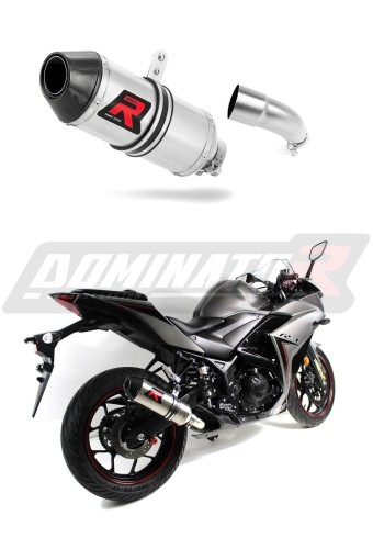 YZF-R3 300 EXHAUST Yamaha Muffler Auspuff Sportauspuff Silencer Echappement Silencieux Scarico Scarichi Escape Wydech Tłumik Carbon Tip HP3 2015 - 2017 DOMINATOR  x