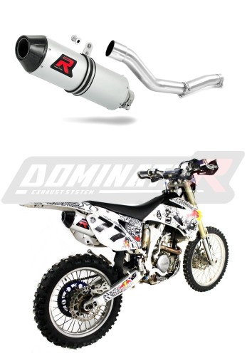 WR 250F EXHAUST Yamaha Muffler Auspuff Sportauspuff Silencer Echappement Silencieux Scarico Scarichi Escape Wydech Tłumik Carbon Tip MX 2001 - 2006 DOMINATOR  x