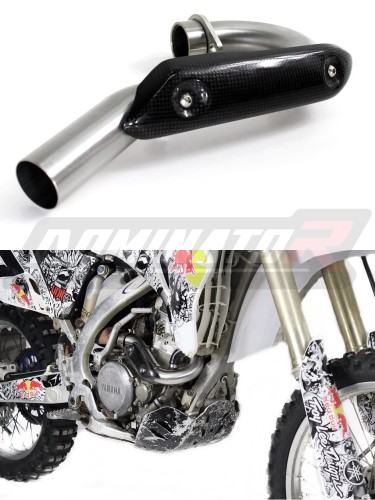 WR 250F Exhaust Header Head pipe Linkpipe Downpipe Kolano 2001 - 2006 DOMINATOR  x