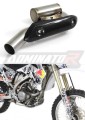 WR 250F Exhaust Header Head pipe Linkpipe Downpipe Kolano with PowerBomb 2001 - 2006 DOMINATOR  x