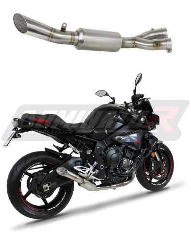 Auspuff Schalldämpfer decat DOMINATOR GP3 Mid Pipe passend für MT10 RN45 2016  2020 5