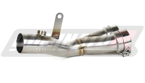 decat mid muffler DOMINATOR Mid Pipe fits to YZF R6 2017  2023 6