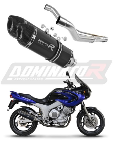 Auspuff Schalldämpfer DOMINATOR HP1 schwarz passend für Yamaha TDM 850 1991  1995 6