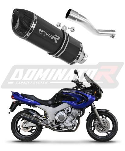 Auspuff Schalldämpfer DOMINATOR HP1 schwarz passend für Yamaha TDM 850 Right Side 1991  1995 6