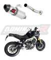 MT-09 MT 09 EXHAUST Yamaha Muffler Auspuff Sportauspuff Silencer Echappement Silencieux Scarico Scarichi Escape Wydech Tłumik Carbon Tip HP3 2017 - 2020 DOMINATOR x