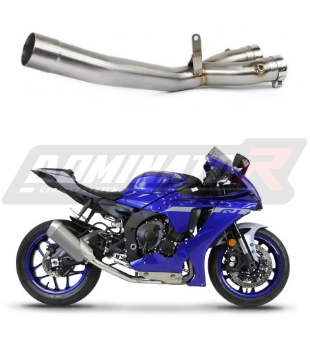 decat Mittelschalldämpfer DOMINATOR Mid Pipe passend für YZF R1 1000 2020  2022 8