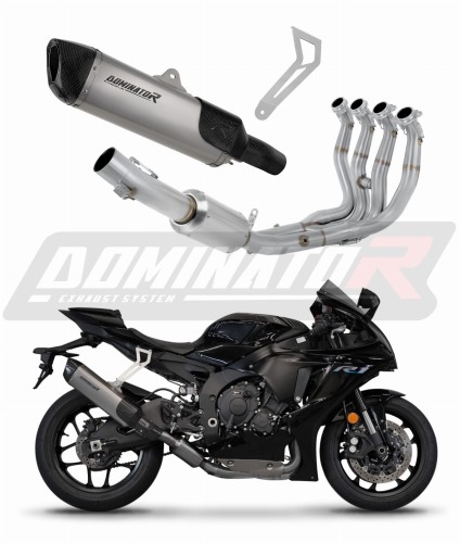 kompletny układ wydechowy z tłumikiem DOMINATOR Full System Tytanowy HP6 pasujący do motocykla Yamaha YZF R1 1000 RN65 2020 - 2022 6