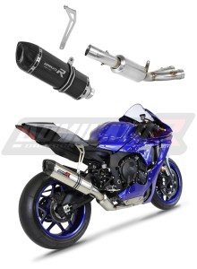 Yamaha YZF R1 1000 RN65 2020 - 2024 RACE Auspuffanlagen Schalldämpfer HP1 BLACK + dB killer medium