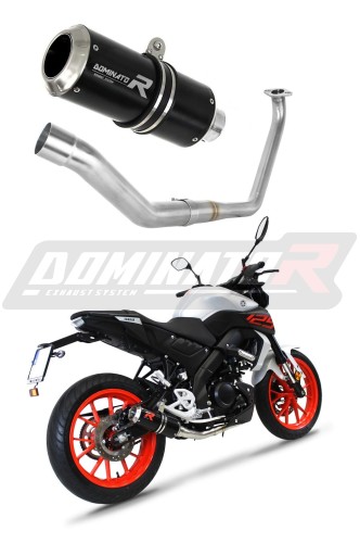 komplette Auspuffanlage mit Schalldämpfer DOMINATOR Full System GP schwarz passend für Yamaha MT 125 2020  6