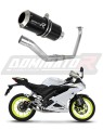 komplette Auspuffanlage mit Schalldämpfer DOMINATOR Full System GP schwarz passend für Yamaha YZF R125 2019  2020 6