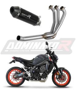 Yamaha MT 09 2021 - 2023 Low Level Auspuffanlagen Schalldämpfer HP3 BLACK + dB killer medium