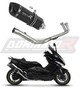 Yamaha T-MAX 500 2008 - 2011 Auspuffanlagen Schalldämpfer HP1 BLACK + dB killer medium