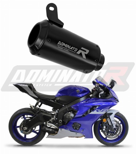 exhaust muffler DOMINATOR GPS BLACK fits to Yamaha YZF R6 2017  2023 6