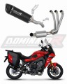 Yamaha Tracer 9 / GT 2021 - 2022 EXHAUST Collector Manifold Full System EX Muffler Auspuff Sportauspuff Silencer Echappement Silencieux Scarico Scarichi Escape Wydech Tłumik HP6 BLACK Dominator Exhaust System x