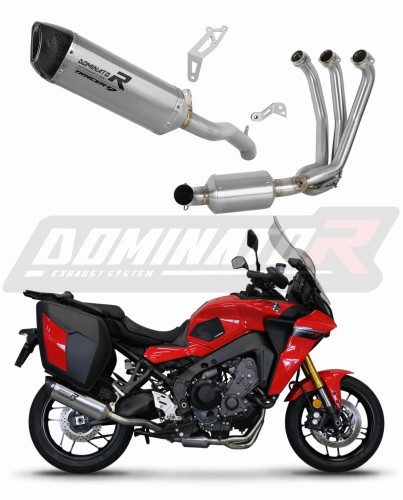Yamaha Tracer 9 / GT 2021 - 2022 EXHAUST Collector Manifold Full System Muffler Auspuff Sportauspuff Silencer Echappement Silencieux Scarico Scarichi Escape Wydech Tłumik HP6 EX Titanium Dominator Exhaust System x