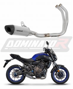 Yamaha MT 07 2014 - 2020 Full Exhaust System Collector Silencer Titanium HP8 + dB killer