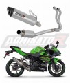 complete exhaust system with muffler DOMINATOR Full System HP8 fits to Kawasaki NINJA 400 2018  2022 7